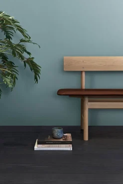 Benk - BM Bench 3171 Lys Oljet Eik /Omni Burnt Sienna 293
