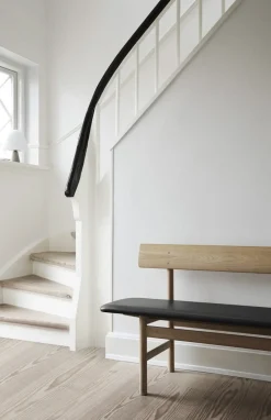 Benk - BM Bench 3171 Lys Oljet Eik /Omni Cognac 307
