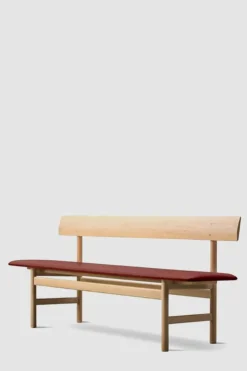 Benk - BM Bench 3171 Såpet Eik / Omni Burnt Sienna 293