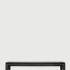 Benk - Bok Oak 146xh46cm Black