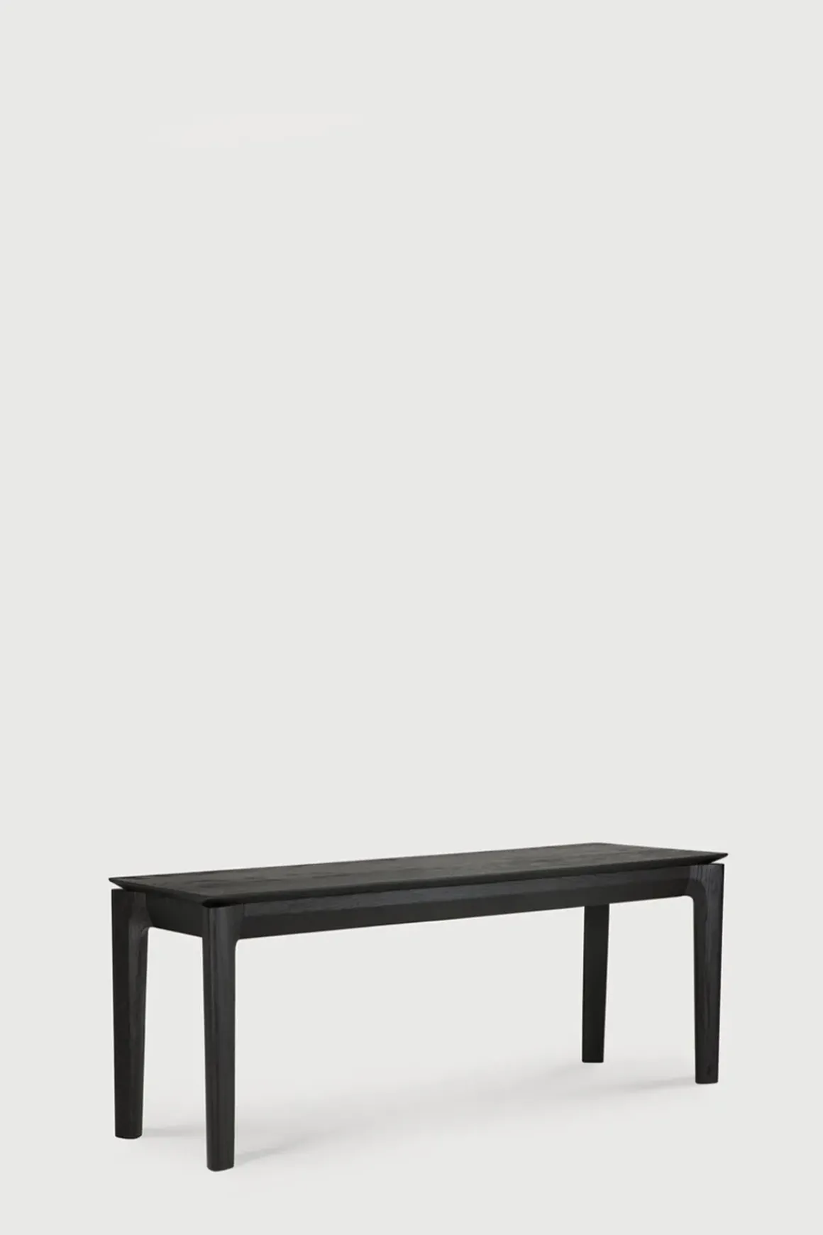 Benk - Bok Oak 146xh46cm Black