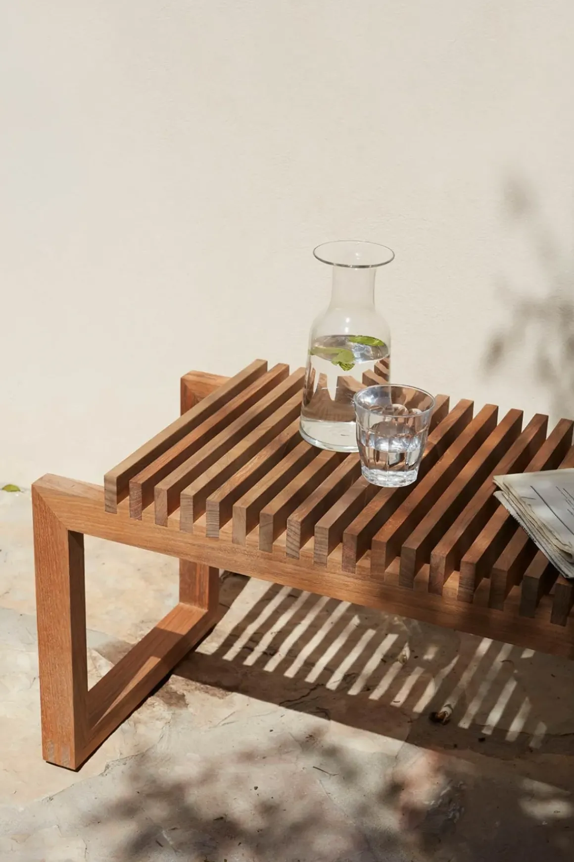 Benk - Cutter Bench 121x40x43,5cm Teak