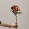 Blomst - Hortensia H40cm Rød