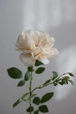 Blomst - Rose 90cm Gul