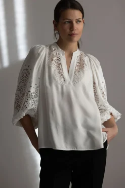 Bluse - Bell Blanc