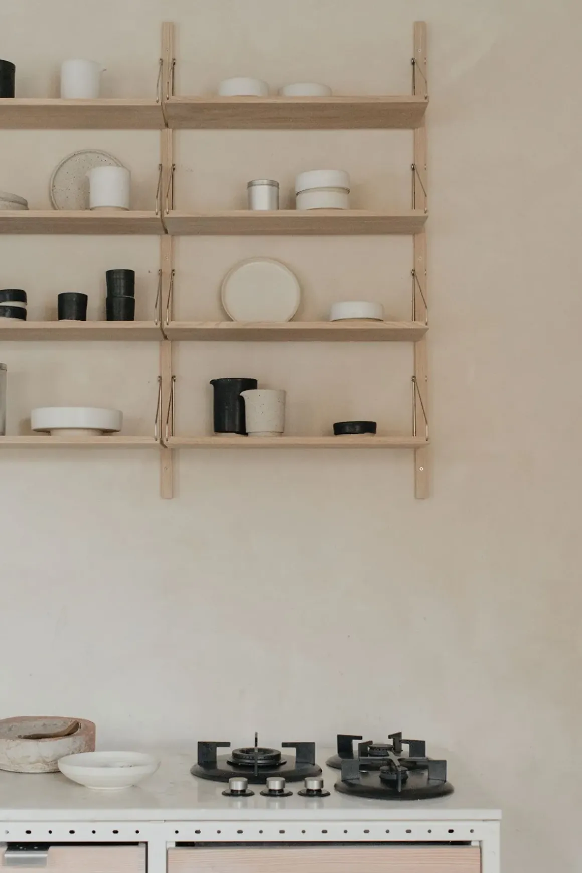 Bokhylle - Library Natural Oak H1148 Triple Set
