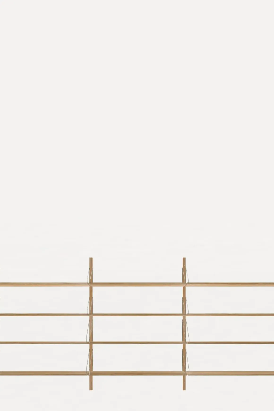 Bokhylle - Library Natural Oak H1148 Triple Set