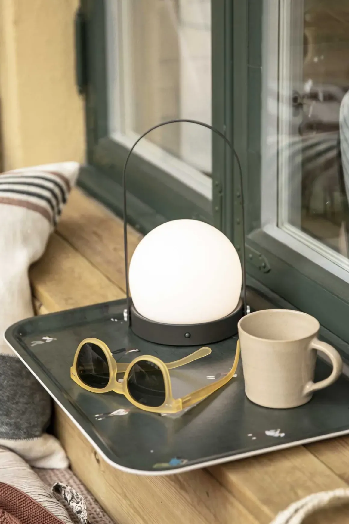 Bordlampe - Carrie Portable IP44 Olive