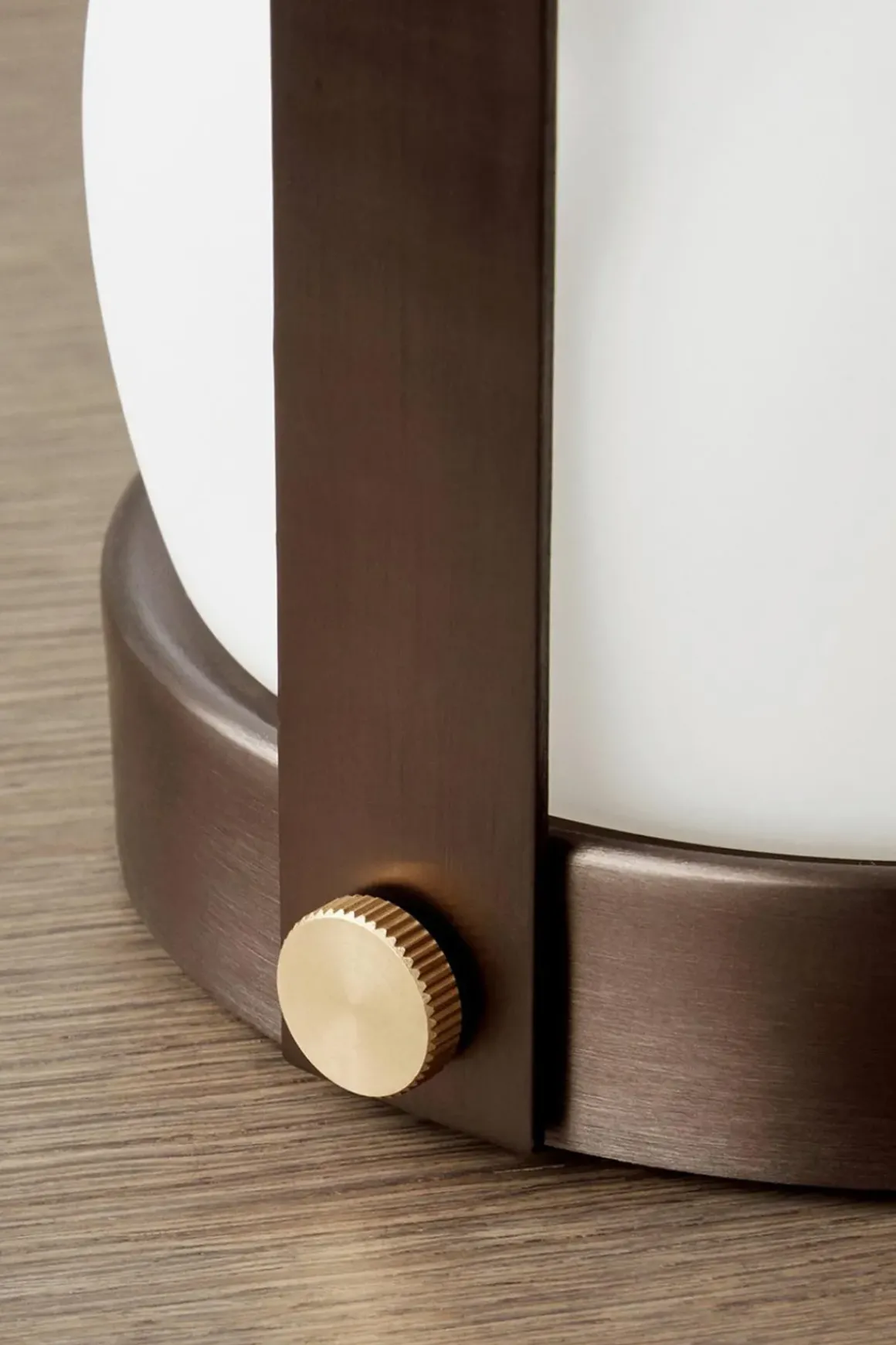 Bordlampe - Carrie Portable LED Bronzed Brass