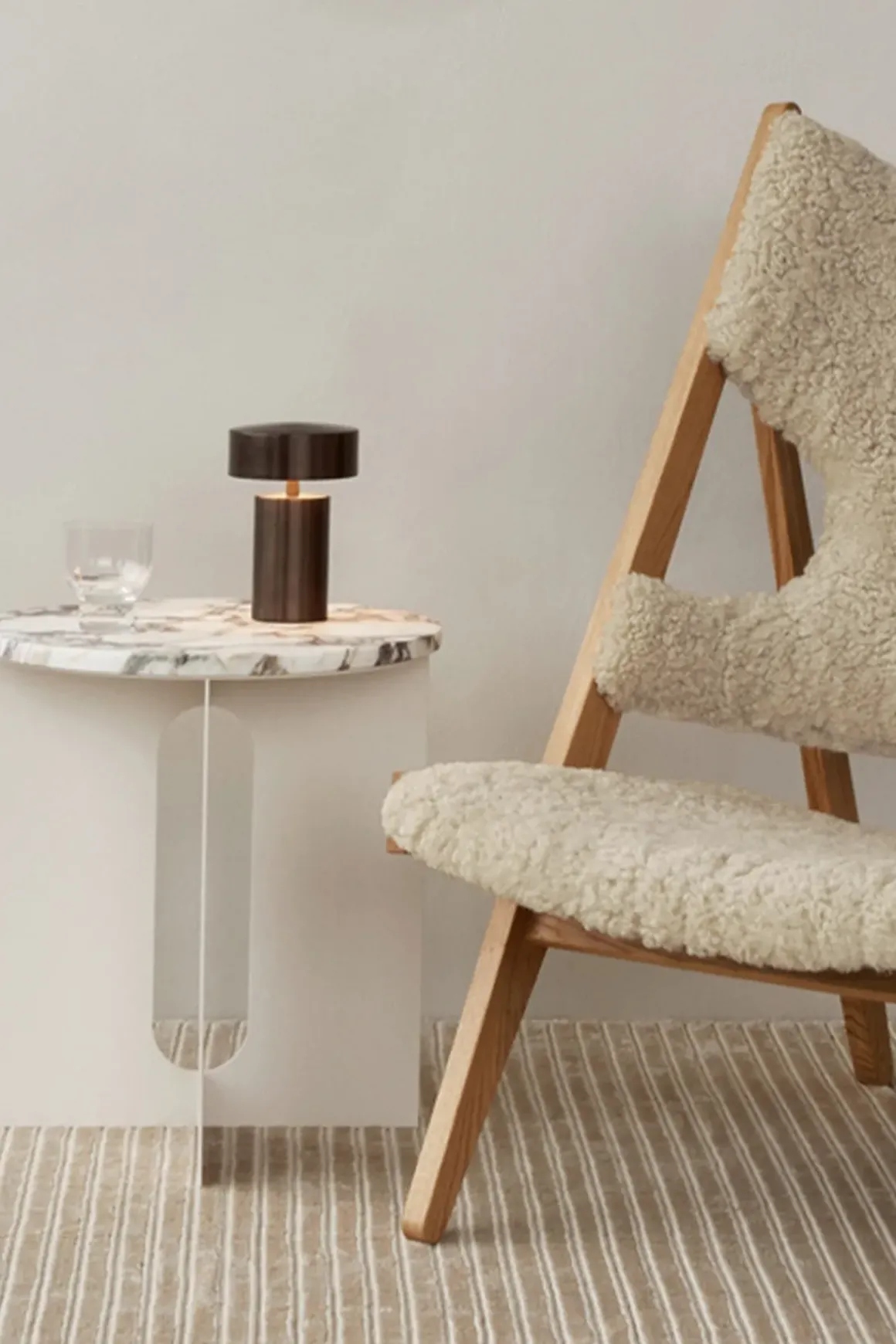 Bordlampe - Column Portable Bronze