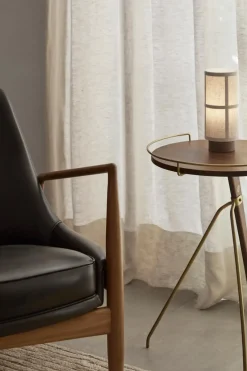 Bordlampe - Hashira Portable Stained Oak Raw