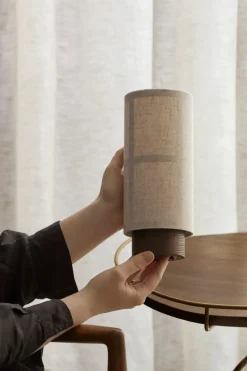 Bordlampe - Hashira Portable Stained Oak Raw