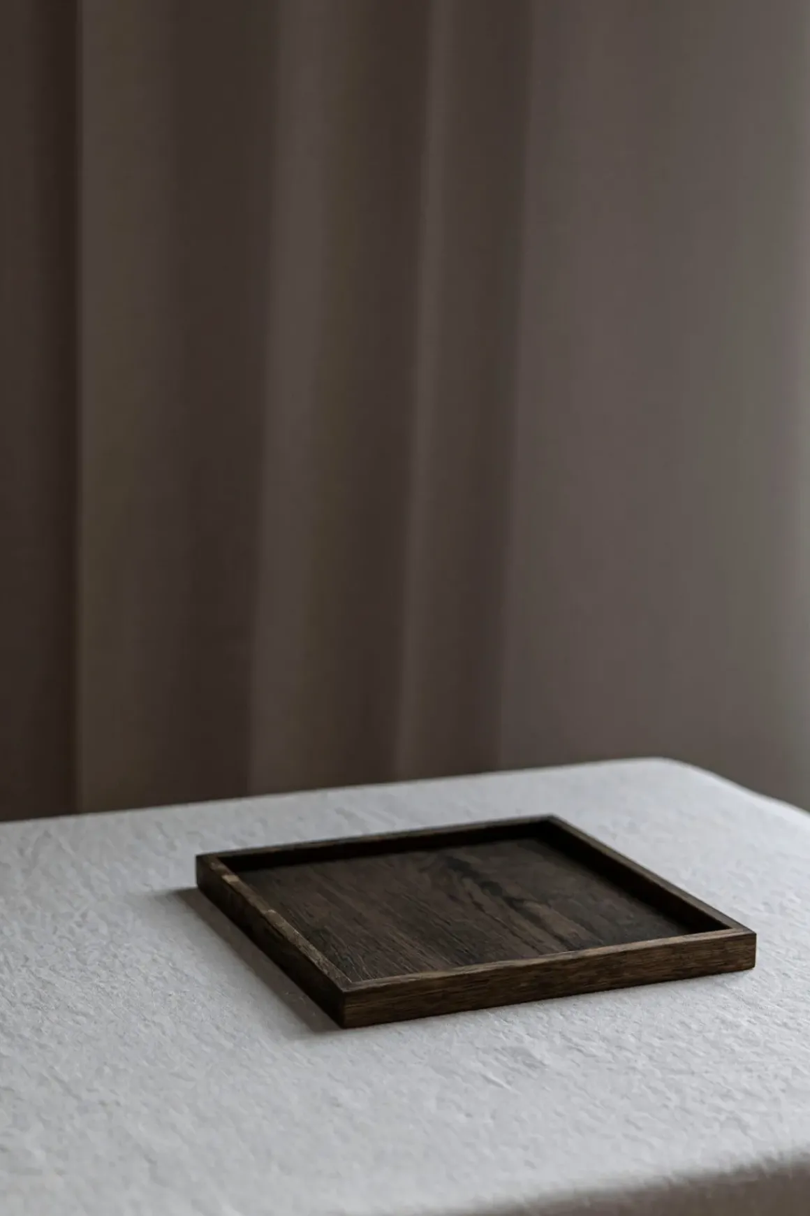 Brett - Square Tray 225 Dark Oak
