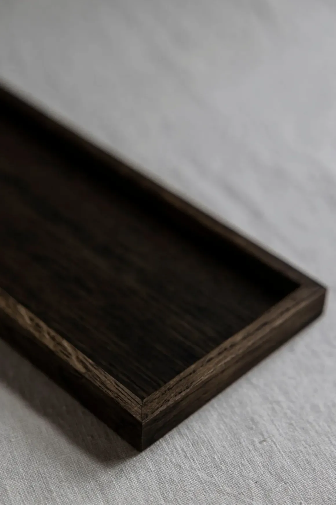 Brett - Square Tray 225 Dark Oak