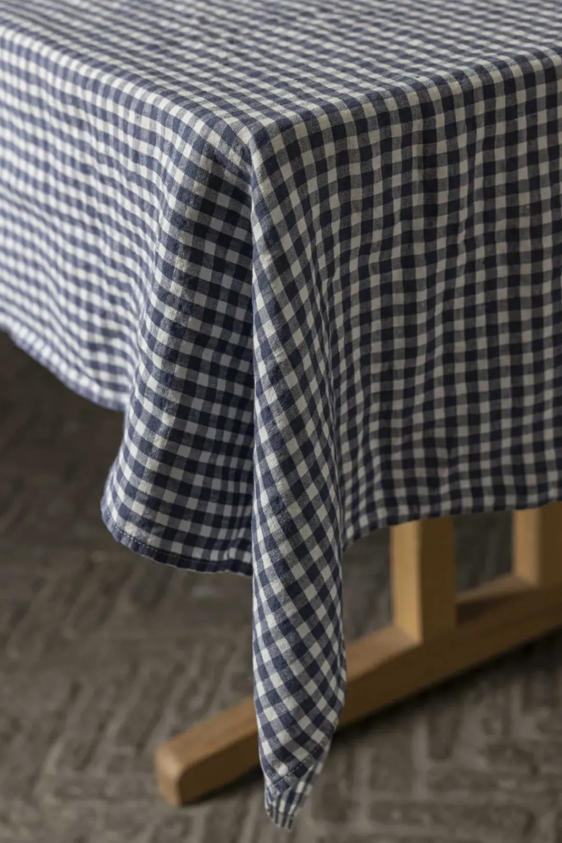 Duk - Blue Small Gingham