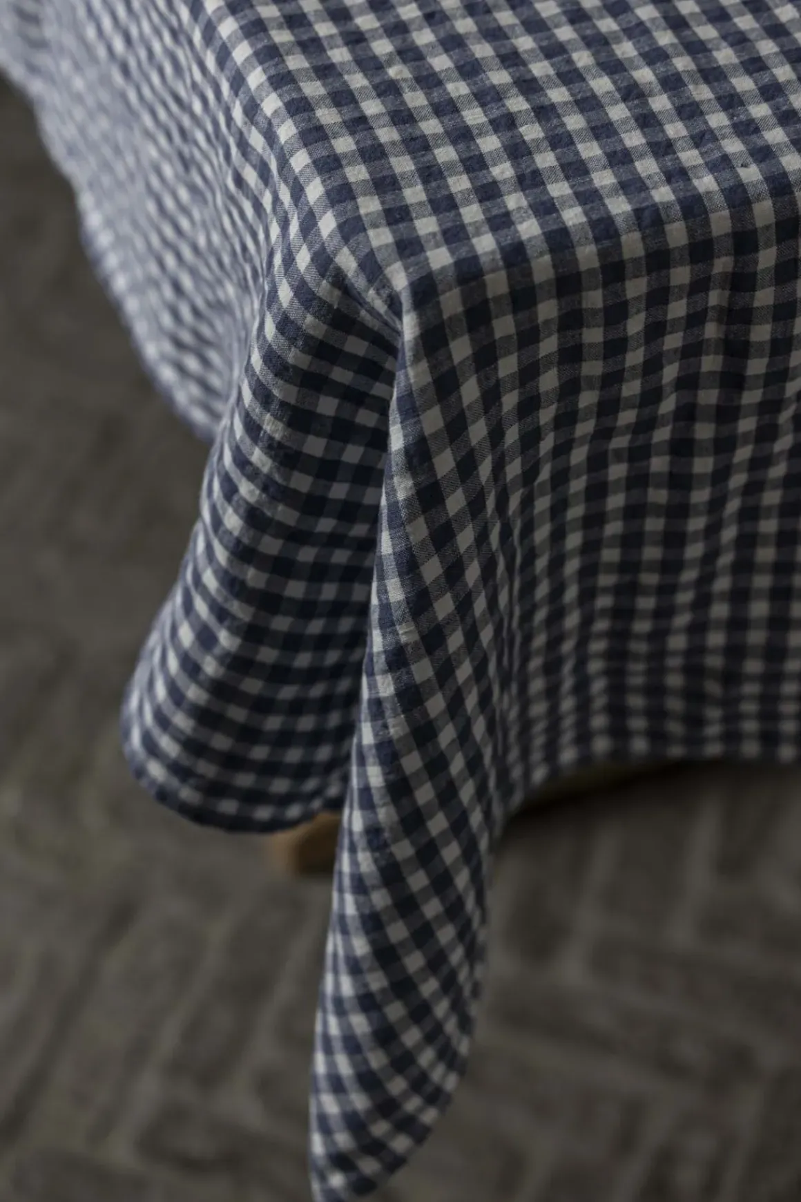 Duk - Blue Small Gingham