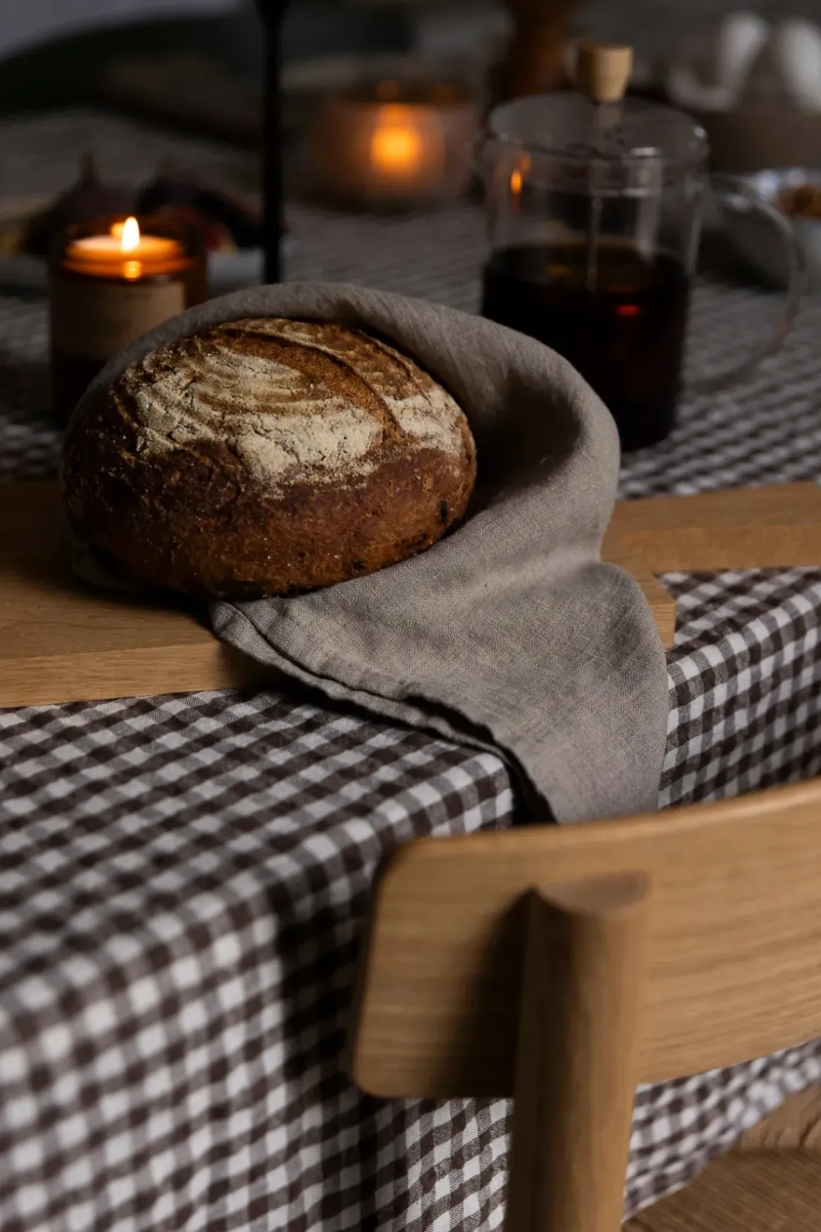 Duk - Brown Gingham
