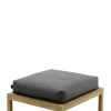 Fotskammel - Virkelyst H43cm Teak/Charcoal