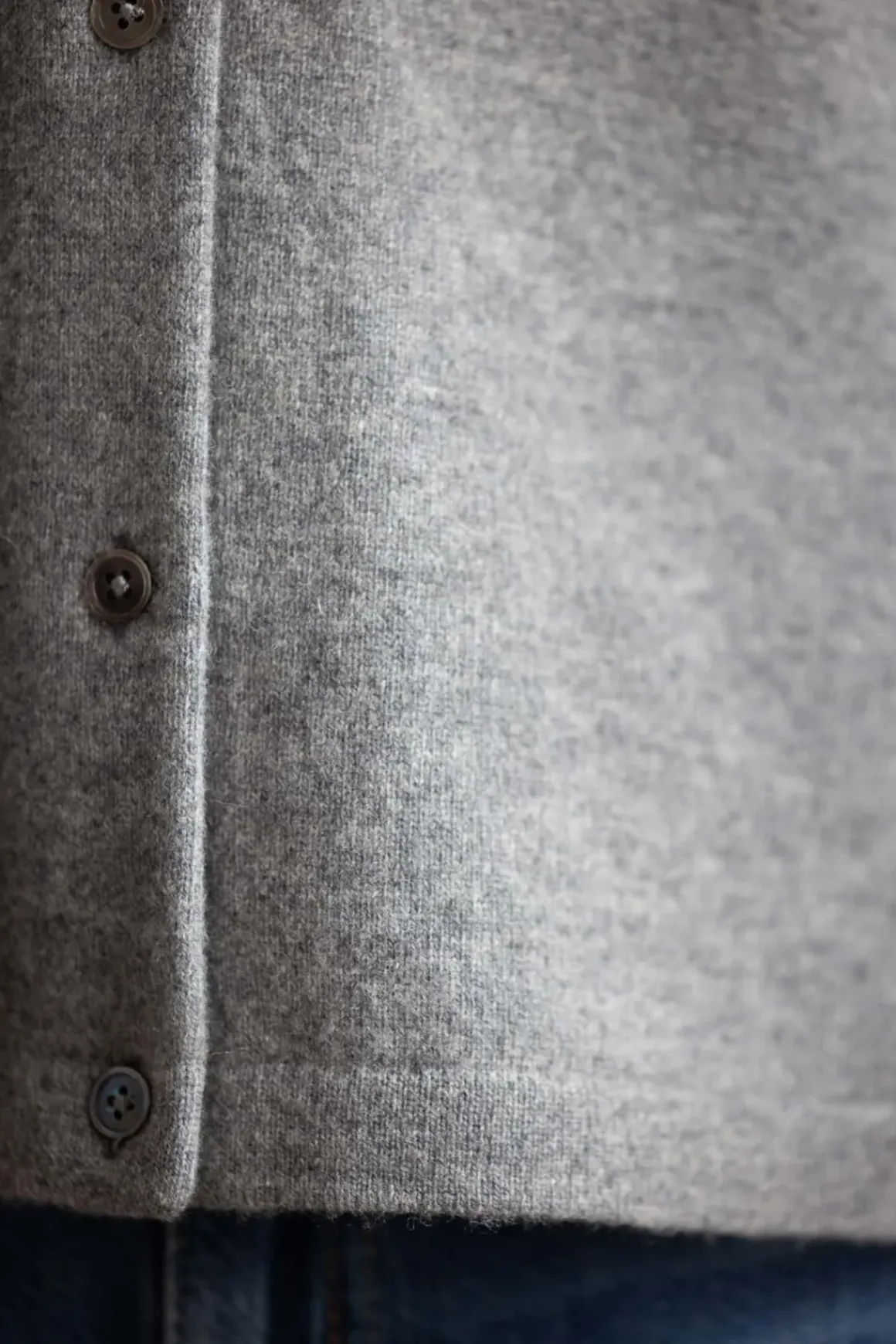 Genser - Monterey Button Down Polo Gray Melange
