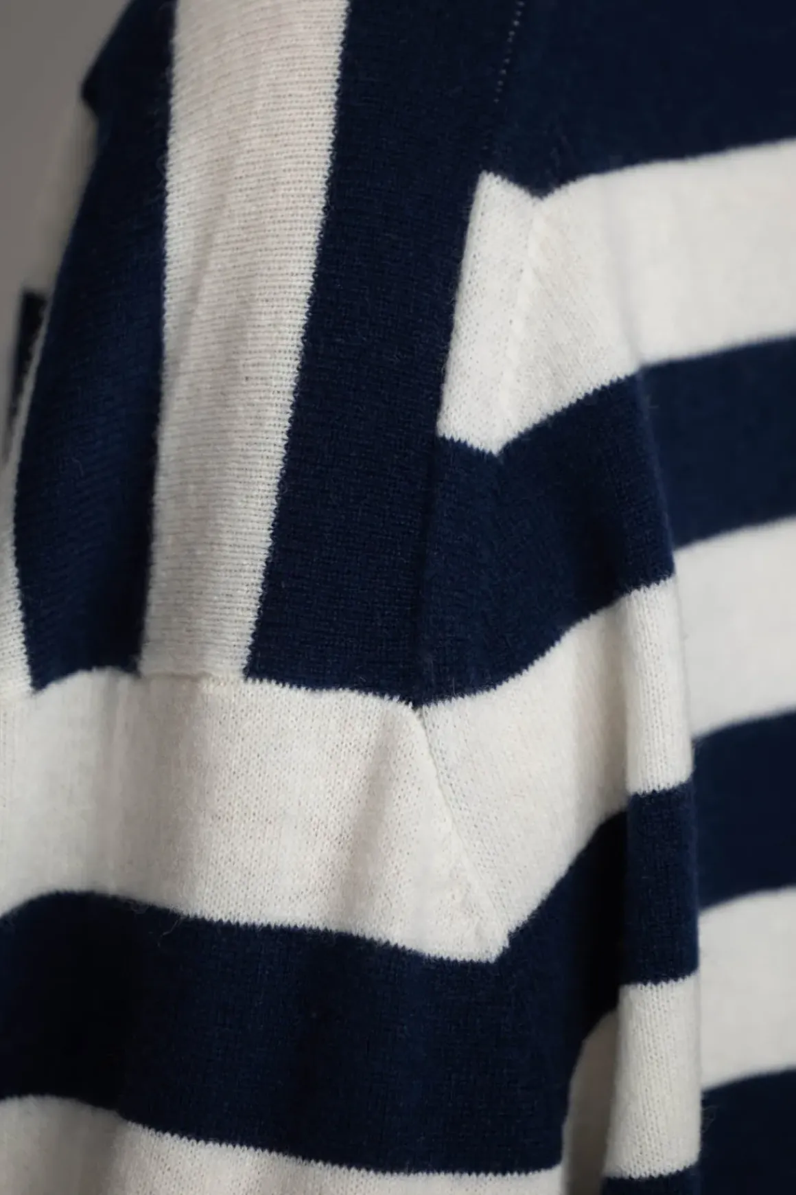 Genser - Toulon Sweater Artic Navy Stripe