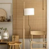 Gulvlampe - TMM Natural Oak White Parchment