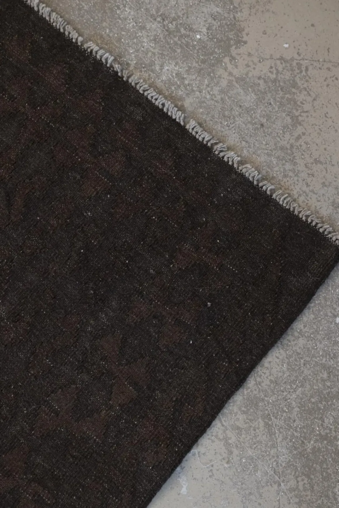 Gulvteppe - Kelim No.35 287x205cm Dark Grey/Brown/Black