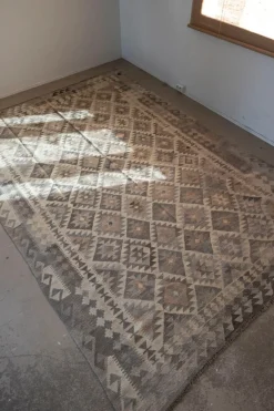 Gulvteppe - Natural Kelim 200x300 Light Grey