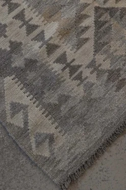 Gulvteppe - Natural Kelim 200x300 Light Grey