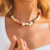 Halskjede - Seaside Caramel Cream