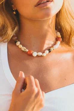 Halskjede - Seaside Caramel Cream