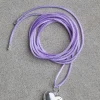 Halskjede - Silver Heart on a String Lilac