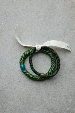 Hårstrikker - Kknekki 2pk Green Moss