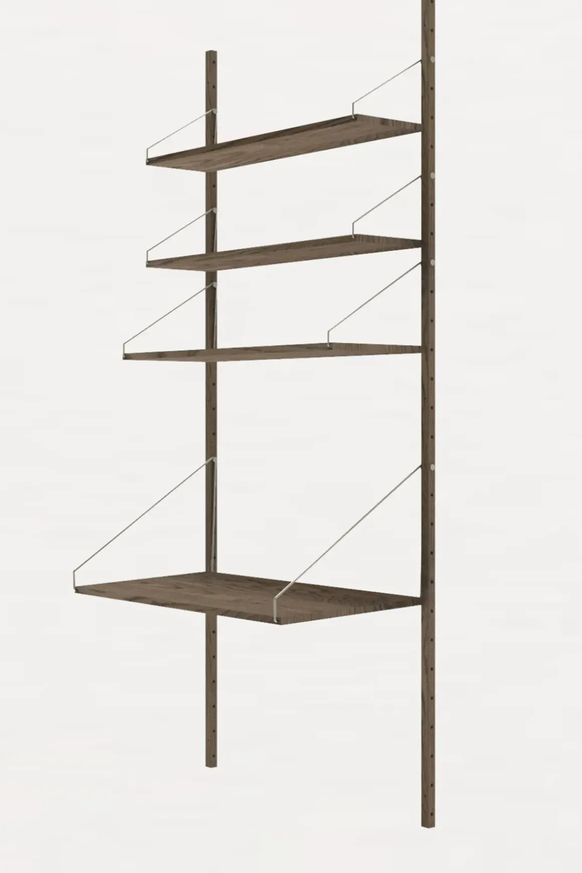 Hylle - Library Dark Oak Desk Section H1852