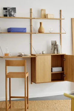 Hylle - Library Natural Oak Desk Add-On H1852