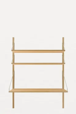 Hylle - Library Natural Oak Desk Section H1148