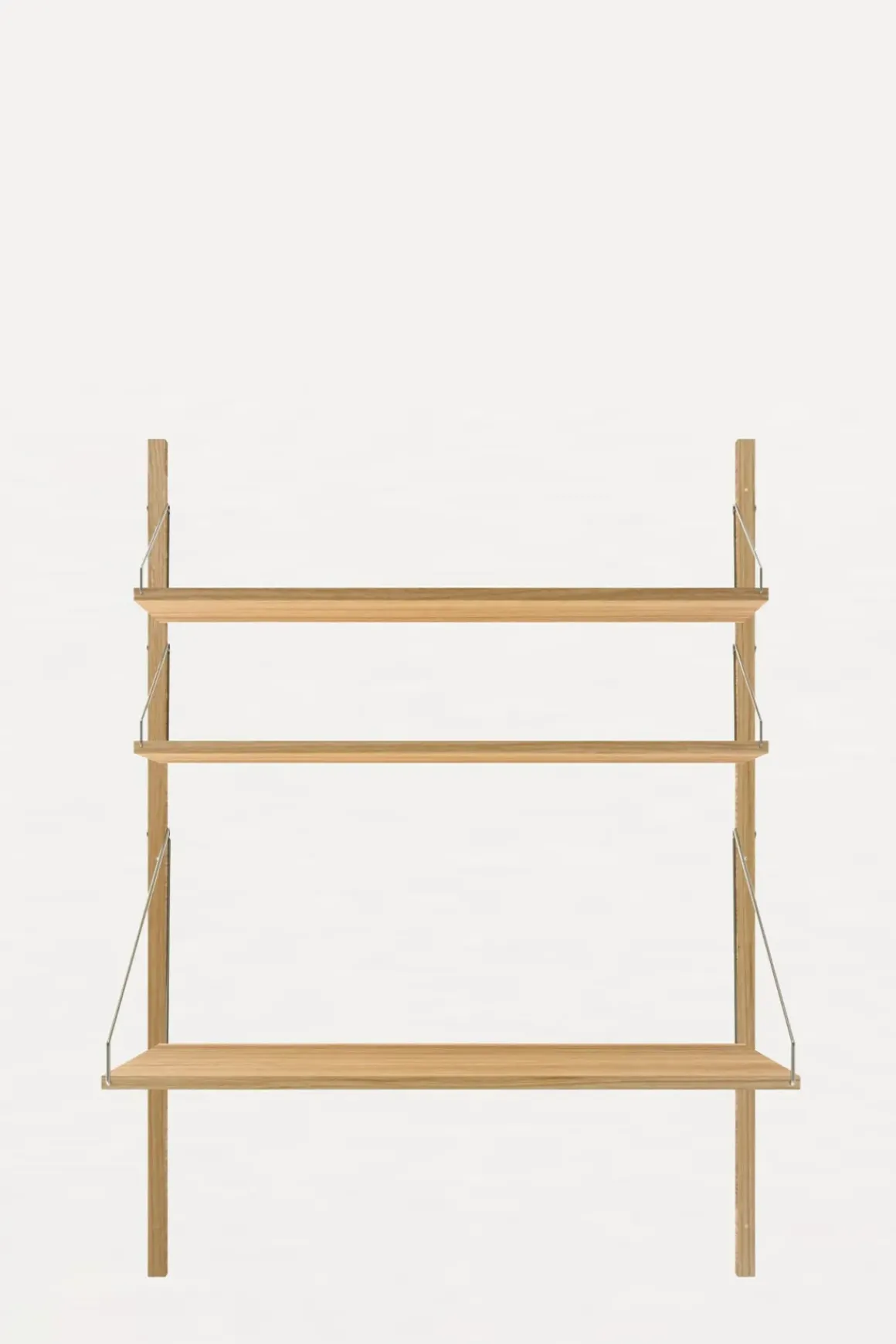 Hylle - Library Natural Oak Desk Section H1148