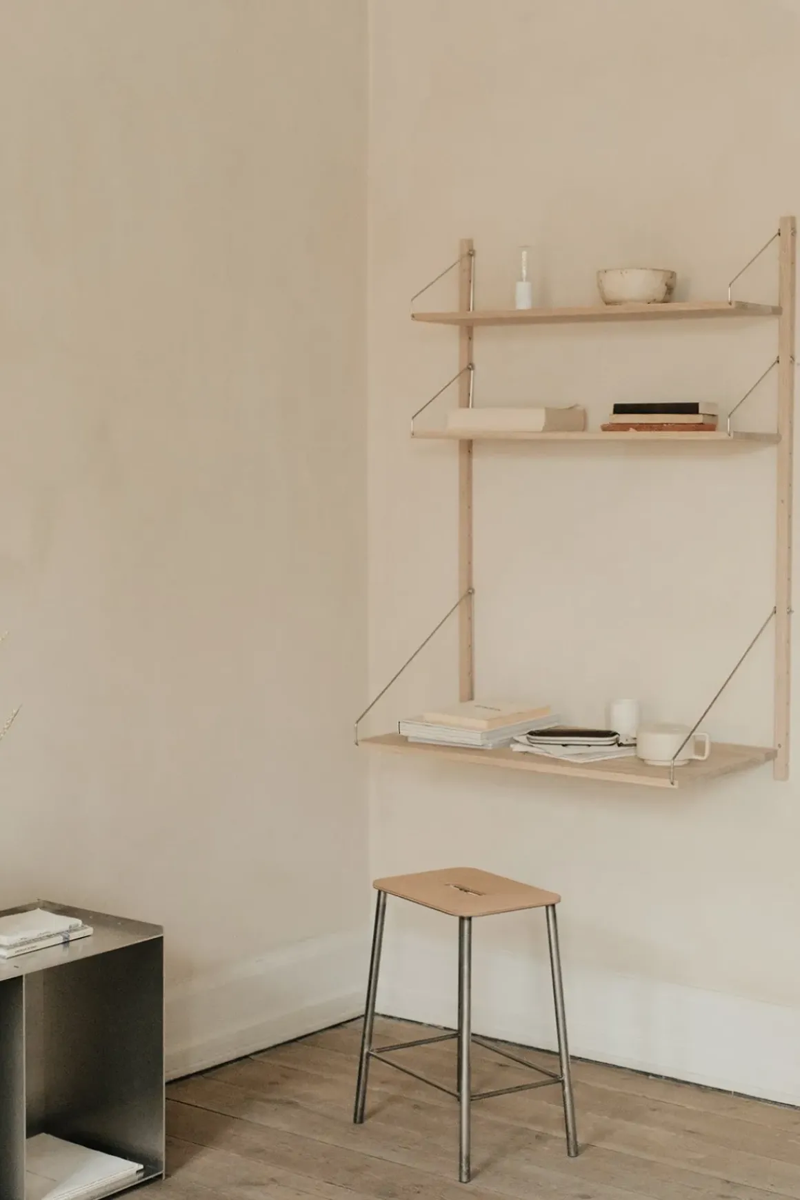 Hylle - Library Natural Oak Desk Section H1148
