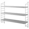 Hylle - Pocket 60x15xh50 Grå
