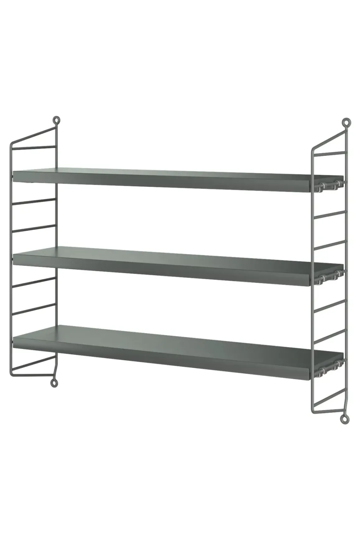 Hylle - Pocket 60x15xh50 Mørkegrå/Mørkegrå