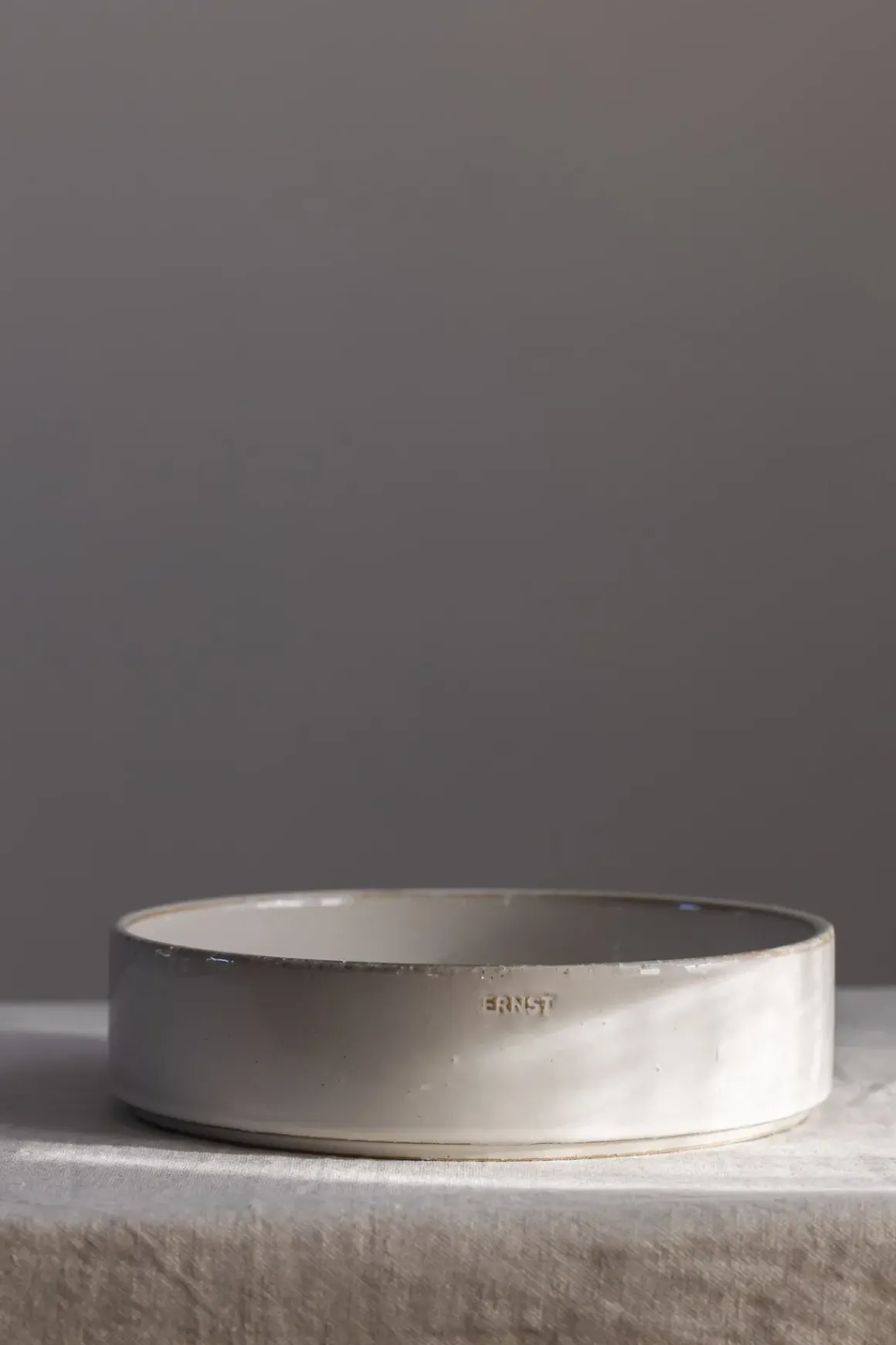 Ildfast Form - Dia27,5cm Naturhvit