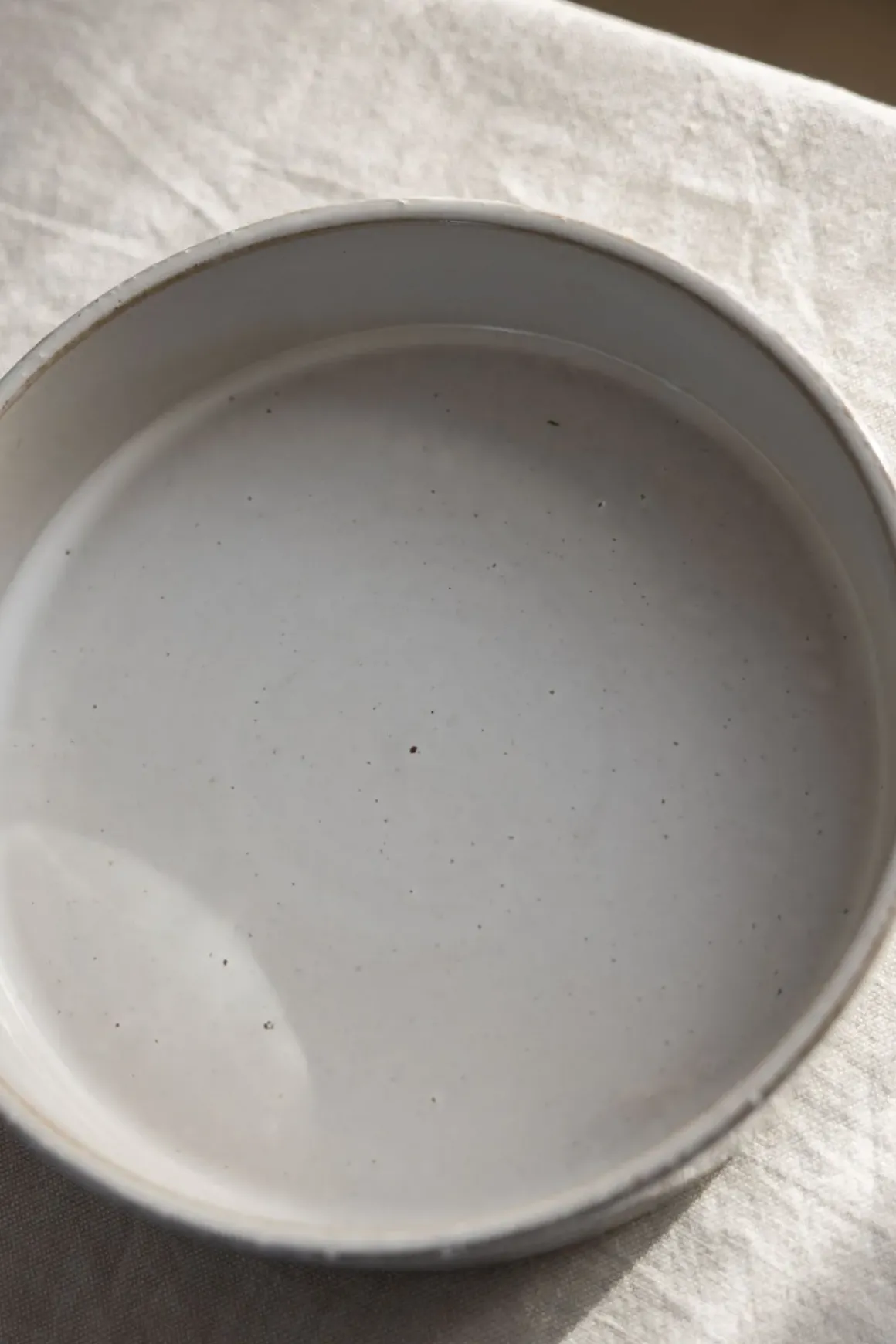 Ildfast Form - Dia27,5cm Naturhvit