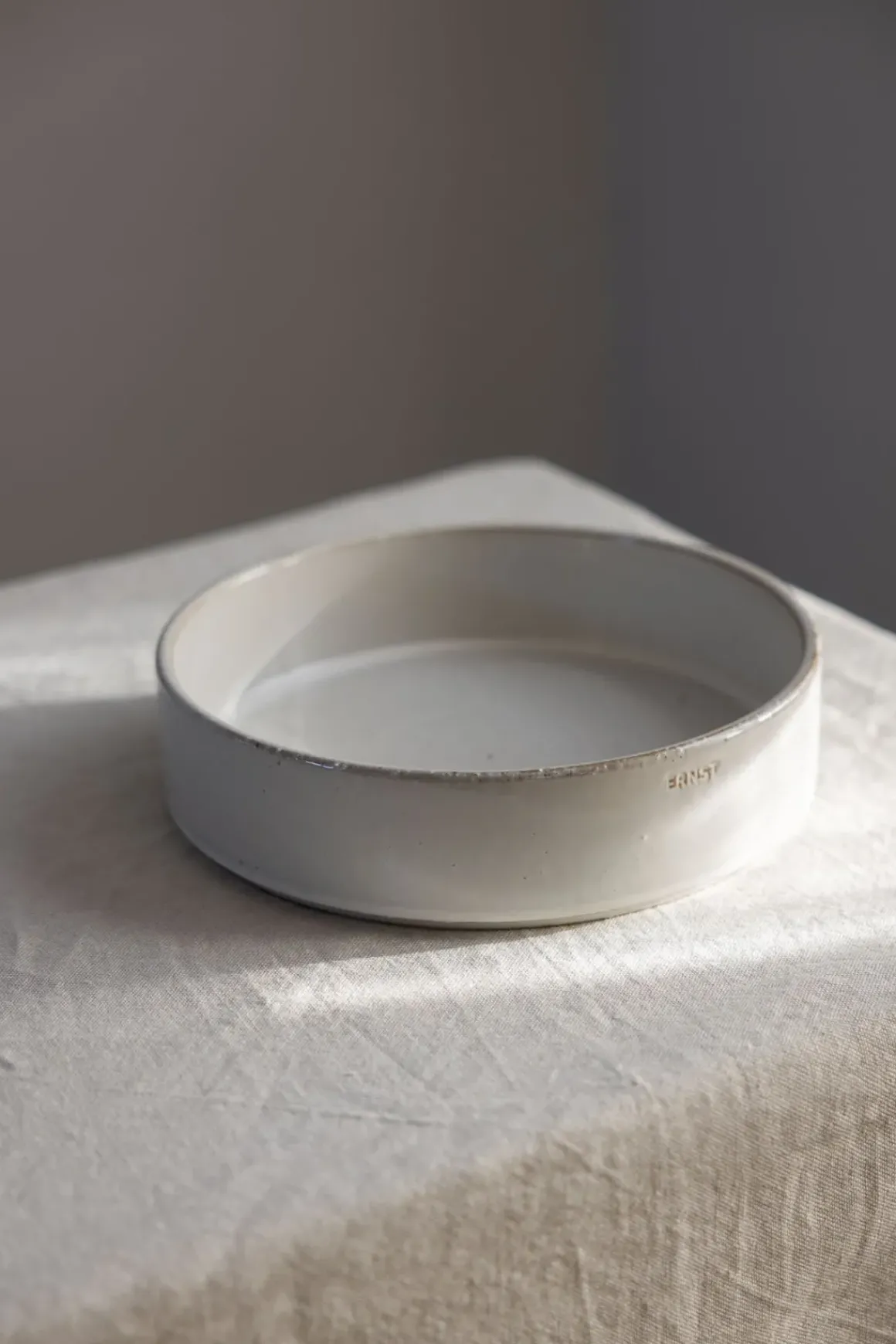 Ildfast Form - Dia27,5cm Naturhvit