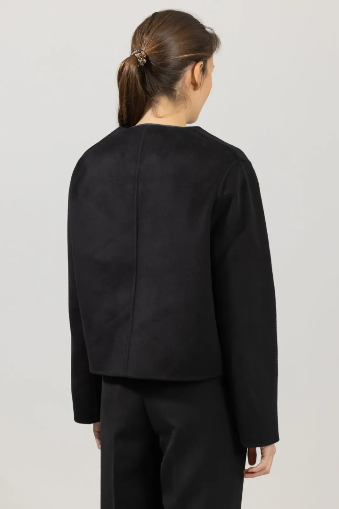 Jakke - Monaco Double Jacket Jet Black