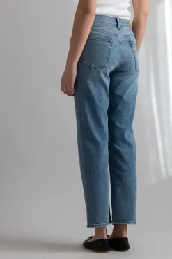 Jeans - Harlow Mid- Rise Ankle Straight