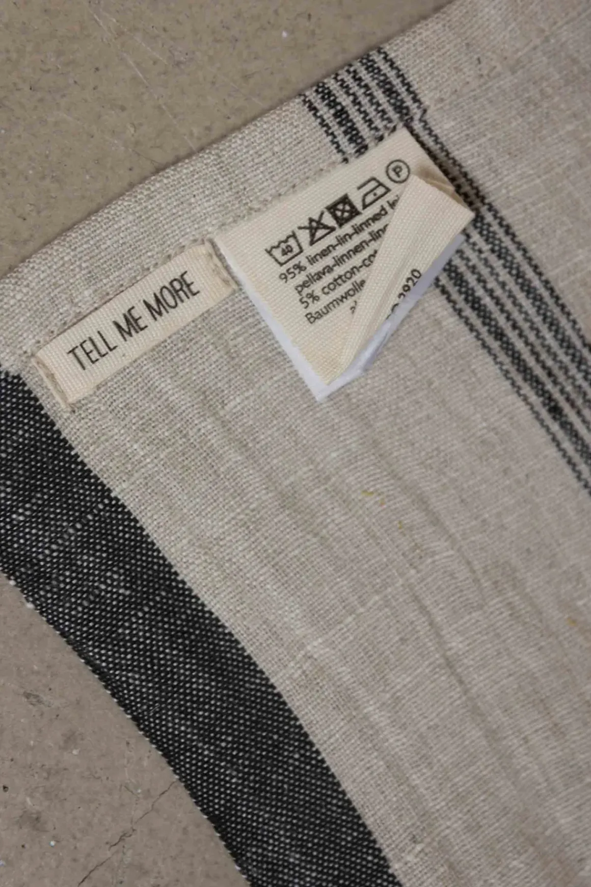 Kjøkkenhåndkle - Thea Denim Stripe