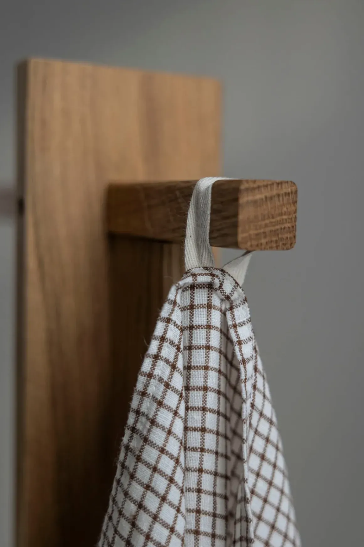 Kjøkkenhåndkle - 55x80cm Brown Checks