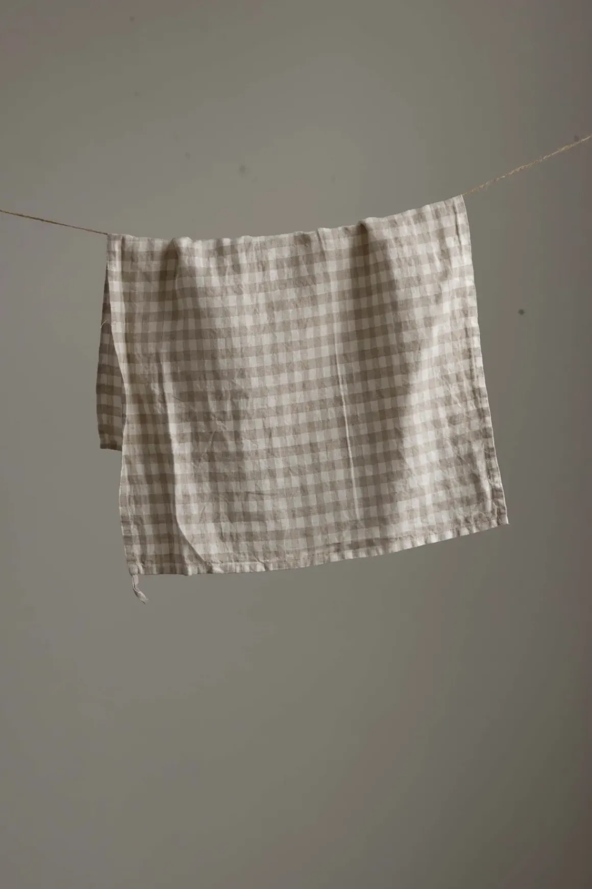 Kjøkkenhåndkle - 50x70cm Lin Gingham Natural