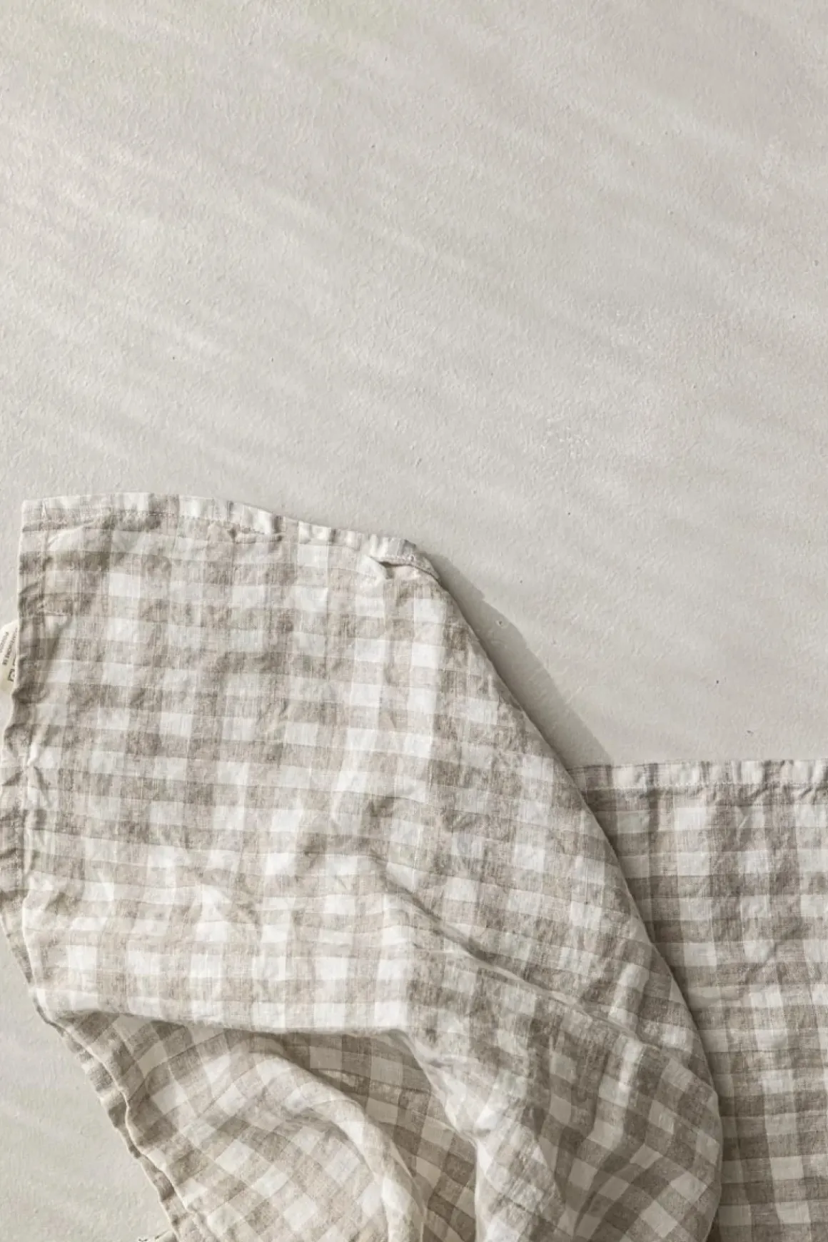 Kjøkkenhåndkle - 50x70cm Lin Gingham Natural