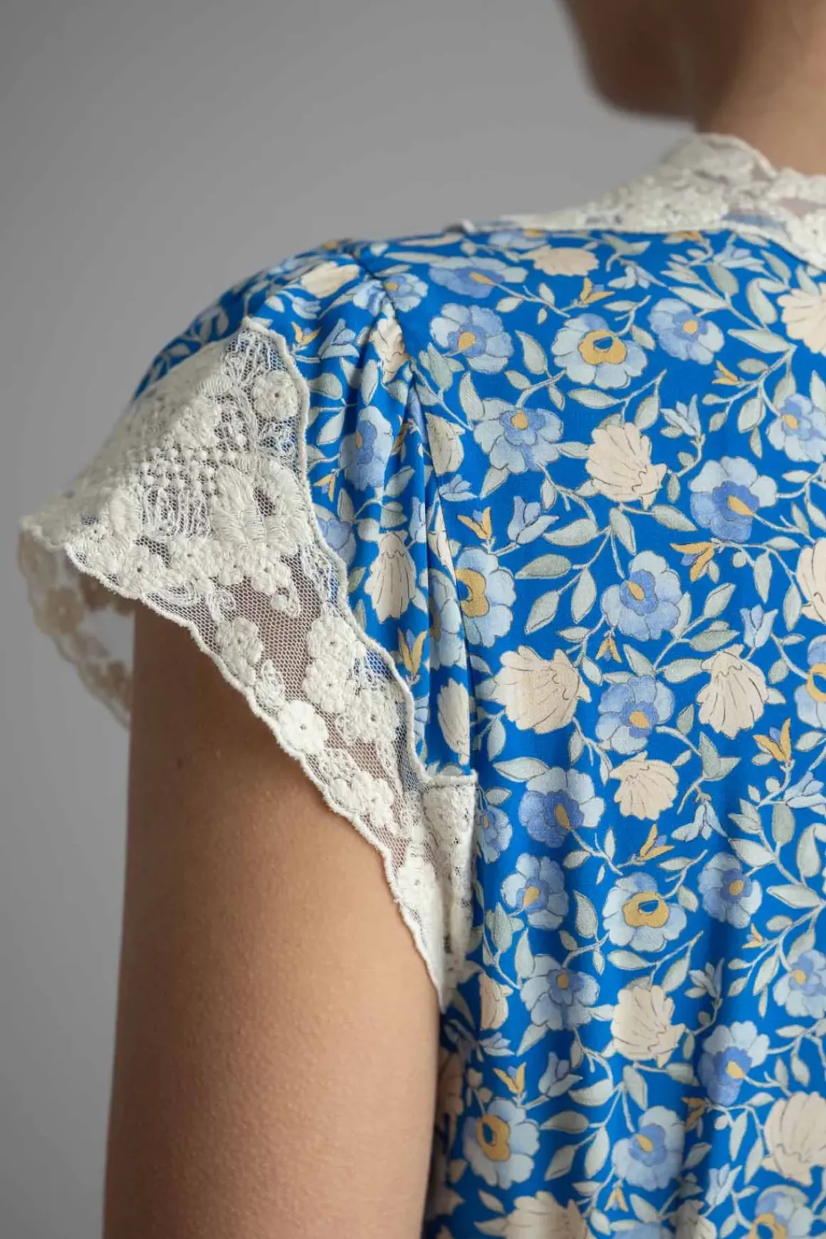 Kjole - Amari Dress Shell Pansy Indigo
