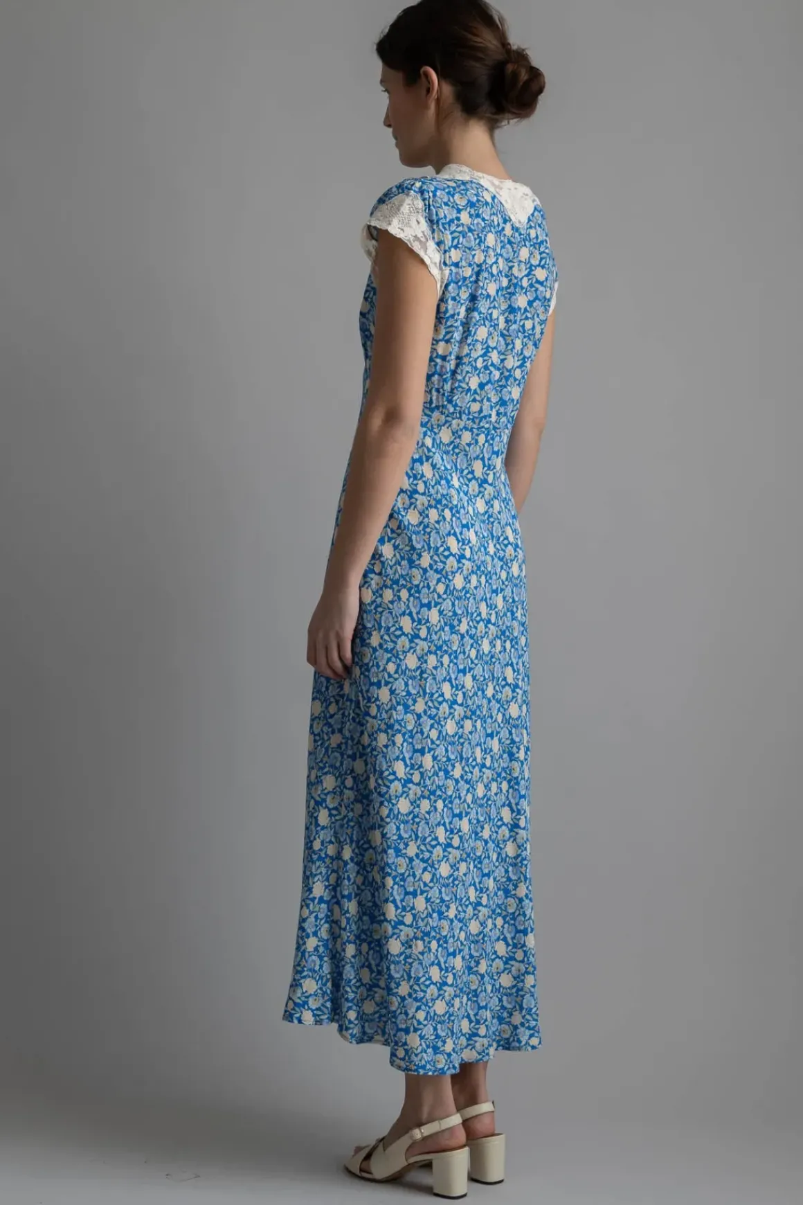 Kjole - Amari Dress Shell Pansy Indigo